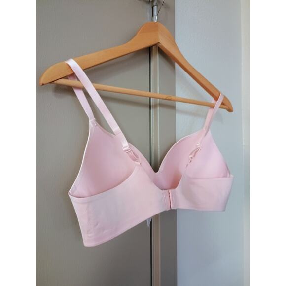 Knix WingWoman Contour Wireless Bra minimalist quiet Luxury rosey pink cleangirl - Picture 7 of 9